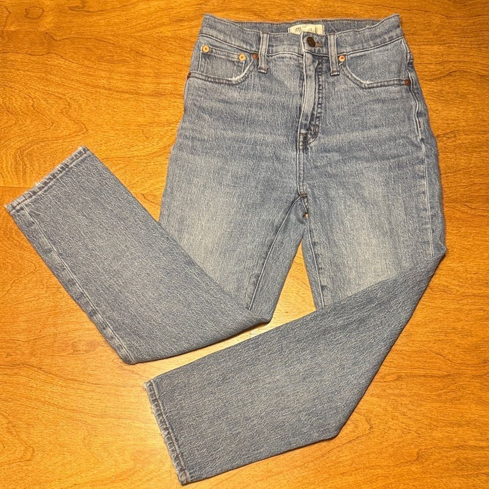 Madewell High Rise Classic Straight Jeans